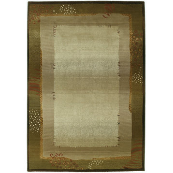 Oriental Weavers Generations Collection Green/Beige Border Indoor Area Rug 2'X3'