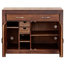 Solid Walnut Hidden Home Office