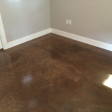 Freeman Home Stained Concrete Floors