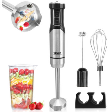 VEVOR Commercial Immersion Blender 15" Heavy Duty Hand Mixer 500W 12-Speed