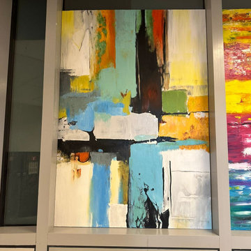 Modern Vibrant Abstract Art - Gleneagles Hospital @ Medini, Johor