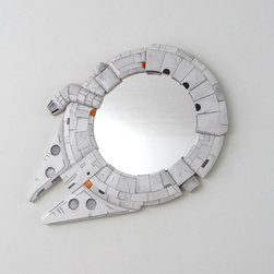 Millennium Falcon Mirror - Wall Mirrors