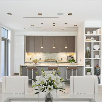 Spec Home Build 1 | Beautiful Mid-Century Modern Kitchen Design