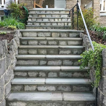 Thermal Cut Flagstone Walkway in Washington DC, Columbia Heights NW