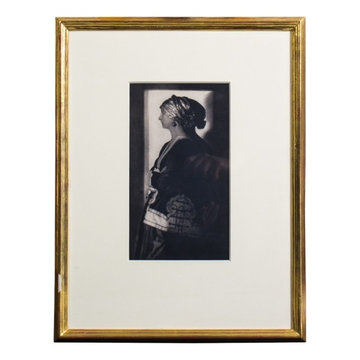 FRAMED PHOTOGRAVURE BY ADOLF DE MEYER “THE SILVER CAP” C 1912