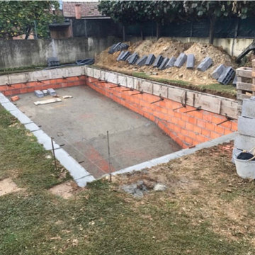 Création d'un espace détente exterieur (avec piscine)