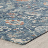 40" x 54" Alta Blue and Ivory 1/2" Rug'd Chair Mat