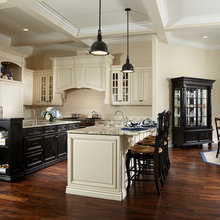 coffered kitchen ceiling