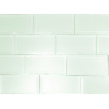 Miseno MT-WHSFEM0306-MA Frosted Elegance - 3" x 6" Rectangle Wall - Green