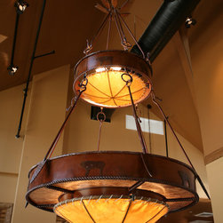 Tipi Two-Tier Chandelier - Chandeliers
