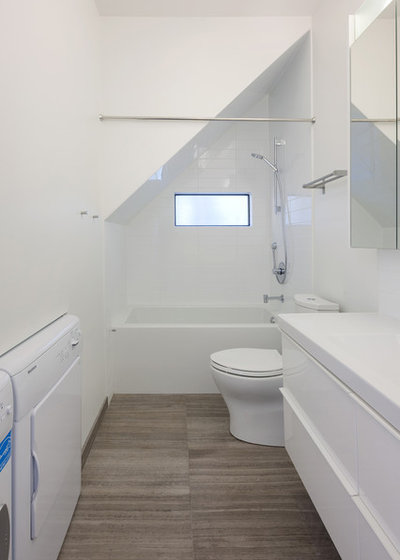 ¿Obras en el baño? Aprovecha para crear una zona de lavandería