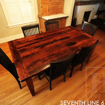 Reclaimed Wood Harvest Tables