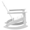 Flash Furniture Finn 2-Pack White Resin Rocking Chair Jj-C14709-Wh-2-Gg