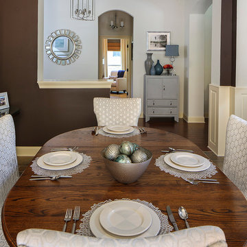 Dark Brown Dining Room
