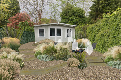 Visualisation 3 looking toward summer house
