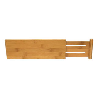 Lipper International Bamboo Kitchen Drawer Dividers - 2 pack