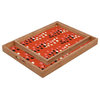 Morgan Kendall Red Scribbles Rectangular Tray, 18"x14"