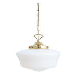 1920'S SCHOOLHOUSE PENDANT LIGHT - Pendant Lighting