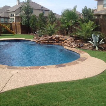 Freeform Pool & Waterfall - Austin