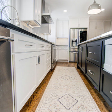 Modern Rustic Farmhouse Kitchen + Mudroom + Bathroom Remodel