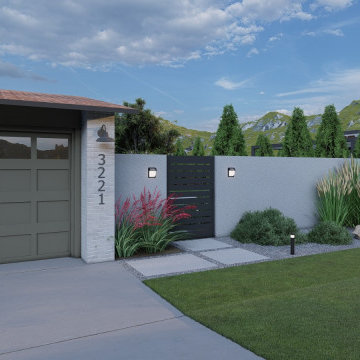 Complete Luxury Front & Backyard Design Concept