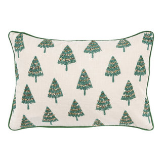 Christmas pillow tree throw pillow 16X16 feather insert zipper