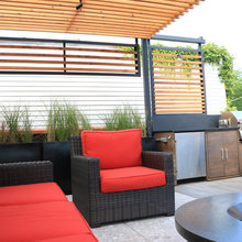 Garage roof deck