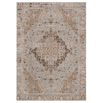 Safavieh Classic Vintage Collection CLV110 Rug, Taupe, 6' X 9'