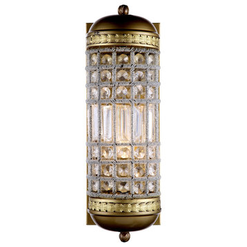 1205 Olivia Collection Wall Sconce,5"x15", French Gold