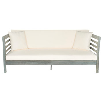 Safavieh Malibu Outdoor Day Bed, Gray and Beige