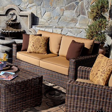 Outdoor Wicker Sofa