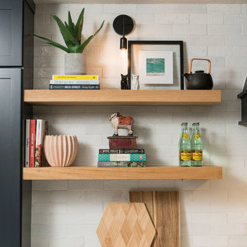 The Downtown Minimalist Adjustable Sconce in Open Shelving Design