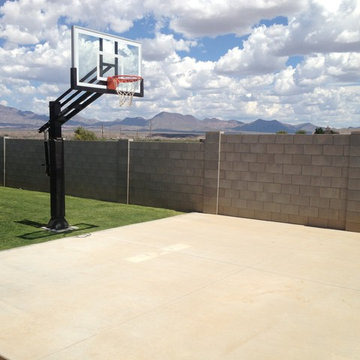 Mark S's Pro Dunk Gold Basketball System on a 18x20 in Thatcher, AZ