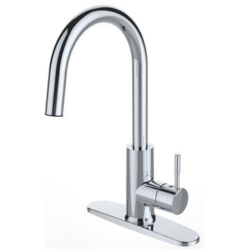 Runfine Single-Handle,  Sprayer Kitchen Faucet, Chrome