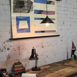 Vintage Enamel Pendant Lights - Pendant Lighting