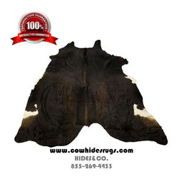 Black Cowhide Photo 01 - Area Rugs