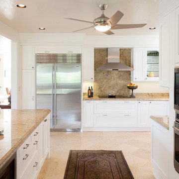 White Traditional Kitchen