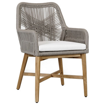 Marley Outdoor Dining Chair Ash Gray