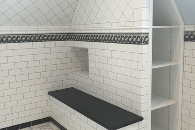 Freestanding bathtub - traditional freestanding bathtub idea in San Francisco