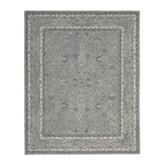 Free Form Area Rugs Houzz Nourison Heritage Hall He29 Steel Area Rug 8 X8 Free Form