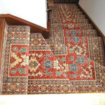 Stair Runner Installation by Main Street Oriental Rugs