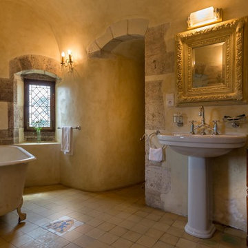 Luxury Castle Bathroom in France