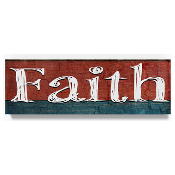"American Faith" by Lightboxjournal, Canvas Art, 10"x32"