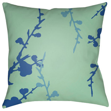 Chinoiserie Floral, 22x22x5 Pillow