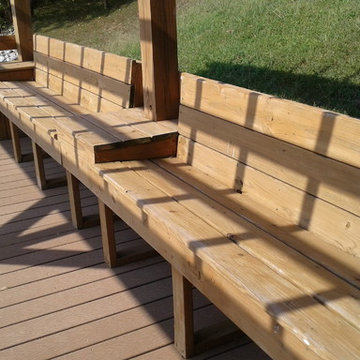 Two boat docks and three decks power washed / stained Greenville Illinois 62246