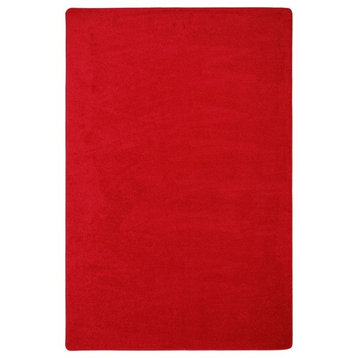 Kid Essentials - Misc Sold Color Area Rugs Endurance, 12'x6', Red