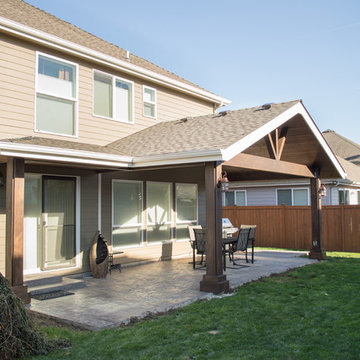 Albany Gable Patio Cover with small Hipped cover