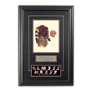 Framed Evolution History Cincinnati Bengals Uniforms Print — The