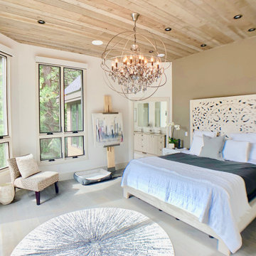 Modern Industrial Lodge, lake Arrowhead Lake Front