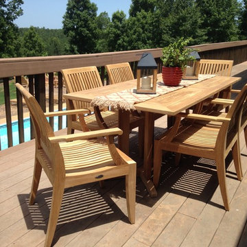 Cabin Poolside Makeover